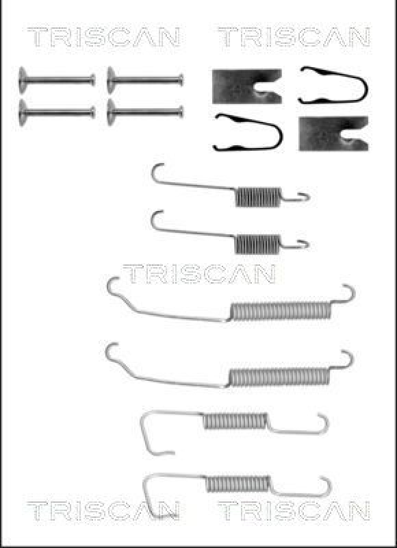 TRISCAN 8105 232559 Montagesatz F. Bremsbacken für Mercedes