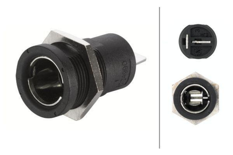 HELLA 8JB 001 946-072 Steckdose, Flachstecker