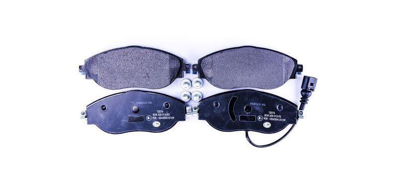 HELLA 8DB 355 015-921 Bremsbelagsatz, Scheibenbremsbelag für VW/SEAT