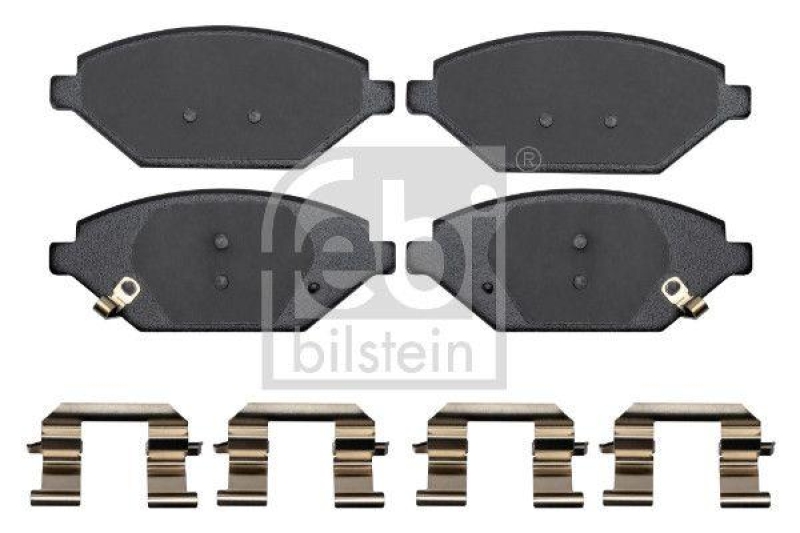 FEBI BILSTEIN 175679 Bremsbelagsatz mit Befestigungsmaterial für Vauxhall