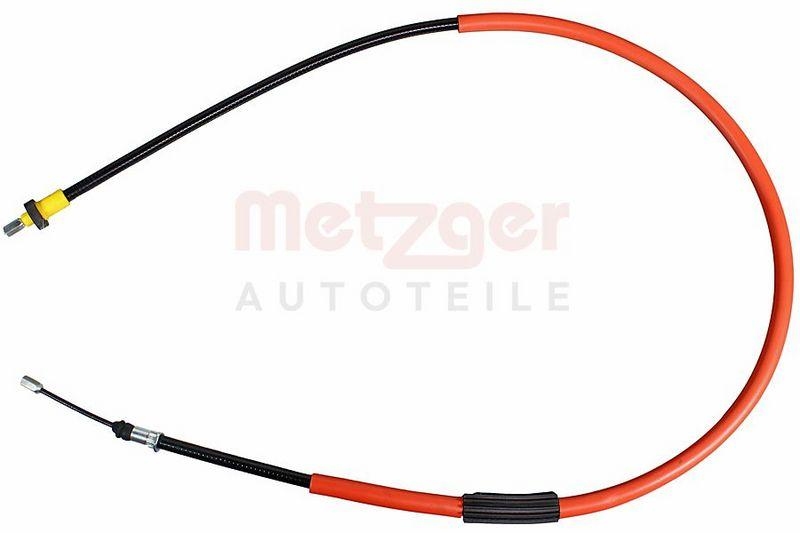METZGER 11.6667 Seilzug, Feststellbremse f&uuml;r RENAULT hinten links