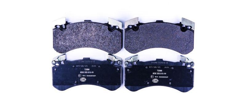 HELLA 8DB 355 015-991 Bremsbelagsatz, Scheibenbremsbelag f&uuml;r AUDI