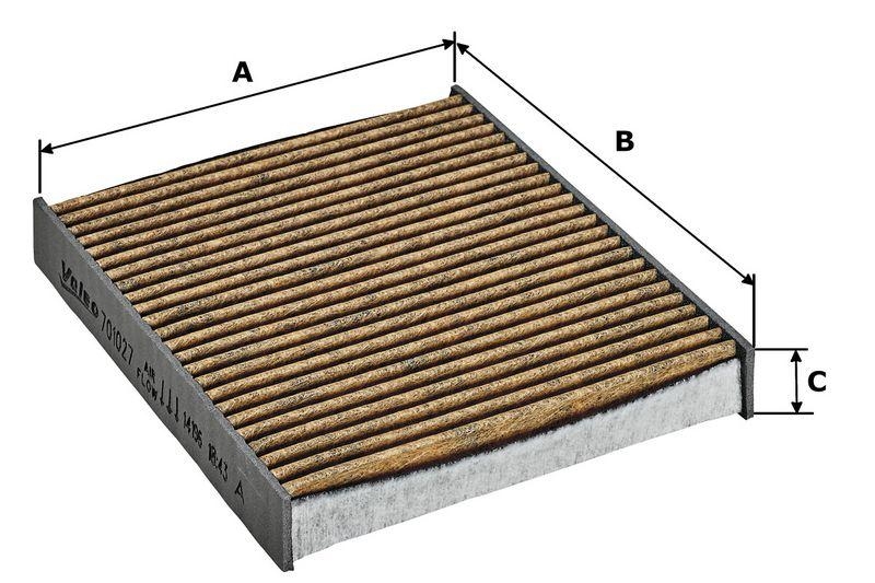 VALEO 701027 Innenraumfilter (Polyphenol)