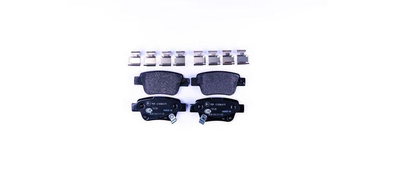 HELLA 8DB 355 017-331 Bremsbelagsatz, Scheibenbremsbelag f&uuml;r TOYOTA