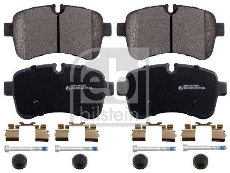 FEBI BILSTEIN 16937 Bremsbelagsatz mit Befestigungsmaterial f&uuml;r IVECO (LCV)