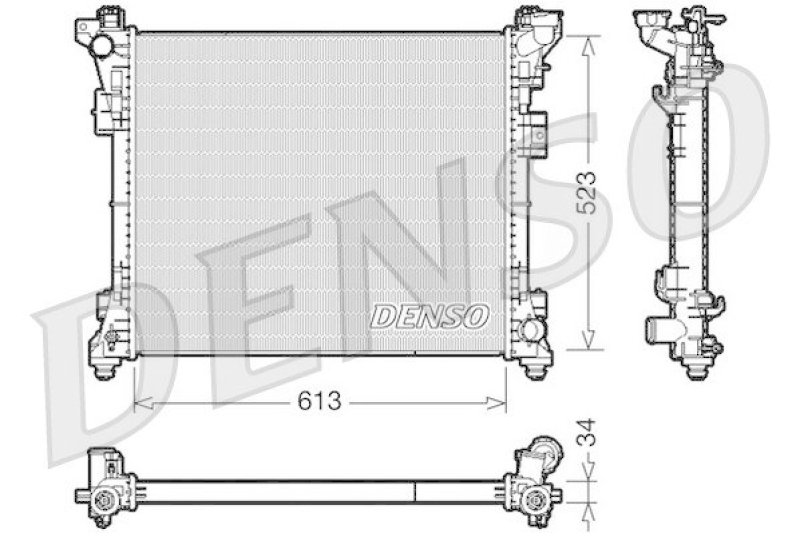 DENSO DRM06006 K&uuml;hler CHRYSLER GRAND VOYAGER V (RT) 3.8 (2007 - )