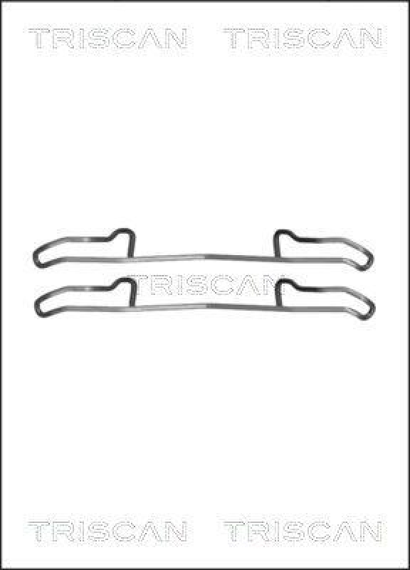 TRISCAN 8105 241536 Montagesatz, Scheibenbremsbelag f&uuml;r Opel Vectra