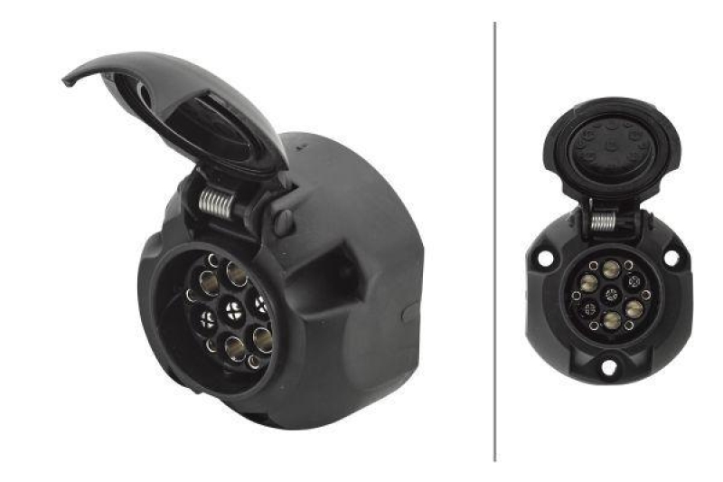 HELLA 8JB 005 949-031 Steckdose, 13 polig DIN/ISO 1724