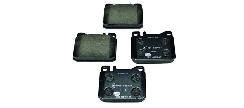 HELLA 8DB 355 017-431 Bremsbelagsatz, Scheibenbremsbelag f&uuml;r MB