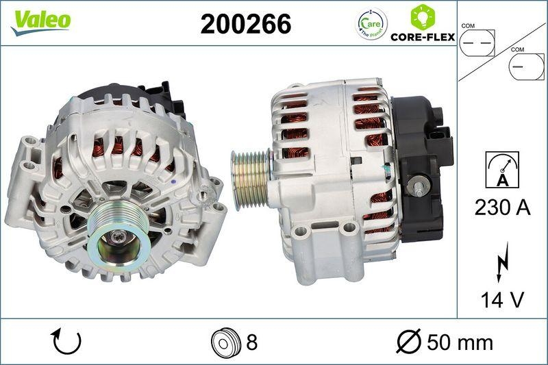 VALEO 200266 Generator - CORE-FLEX - BMW X6