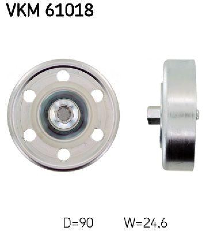 SKF VKM6 1018 Umlenk-/Führungsrolle Keilrippenriemen