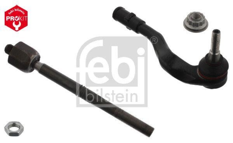 FEBI BILSTEIN 43796 Spurstange mit Endst&uuml;ck, Mutter und Sicherungsmutter f&uuml;r VW-Audi