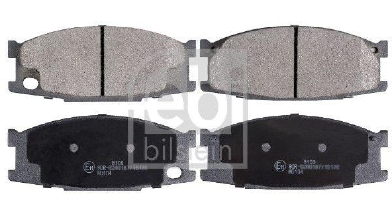 FEBI BILSTEIN 16949 Bremsbelagsatz für Mitsubishi FUSO