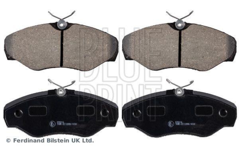 BLUE PRINT ADZ94224 Bremsbelagsatz für Renault