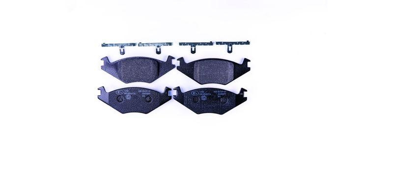 HELLA 8DB 355 017-491 Bremsbelagsatz, Scheibenbremsbelag f&uuml;r VW/SEAT