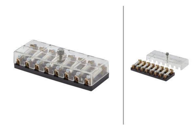 HELLA 8JD 002 290-211 Sicherungsdose, 8 polig torpedo fuse box