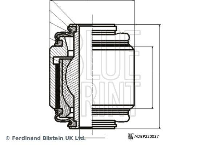 BLUE PRINT ADBP860194 Querlenkerlager f&uuml;r SUBARU