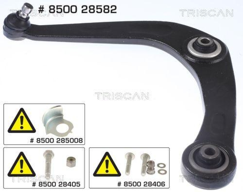 TRISCAN 8500 28582 Querlenker f&uuml;r Peugeot