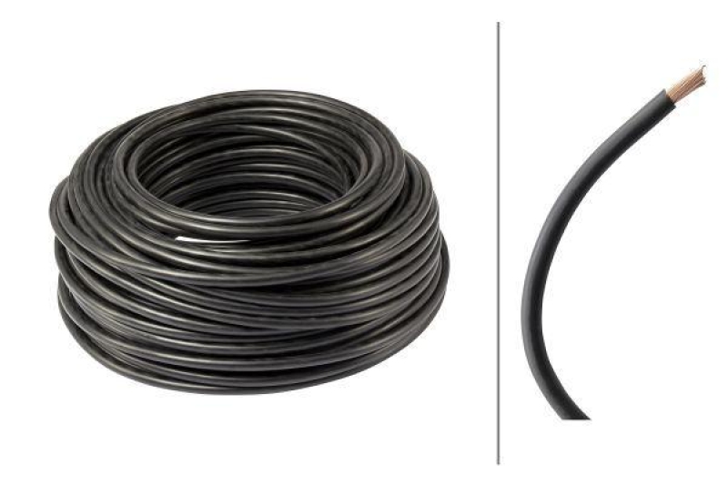 HELLA 8KL 712 969-001 Leitungssatz FLY, 16 mm&sup2; L&auml;nge 50 m, schwarz