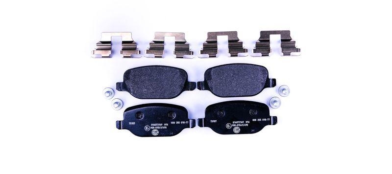 HELLA 8DB 355 018-771 Bremsbelagsatz, Scheibenbremsbelag f&uuml;r ALFA/LANCIA