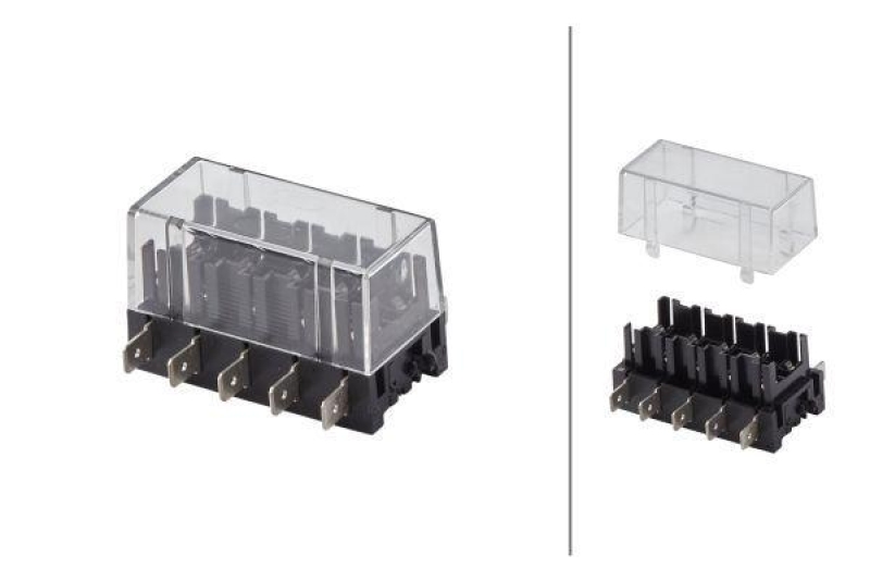 HELLA 8JD 005 993-032 Sicherungsdose ATO, 30 A 5 polig, Flachstecker