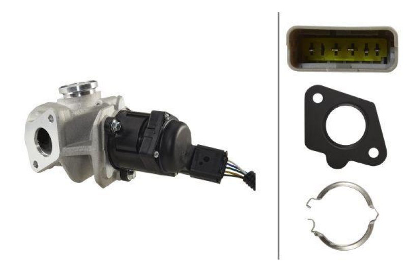 HELLA 6NU 010 171-651 AGR-Ventil, elektronisch f&uuml;r FORD FOCUS C-MAX