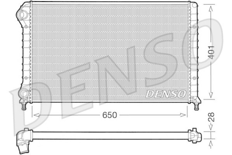DENSO DRM09061 K&uuml;hler FIAT DOBLO (119) 1.4 (2005 - )