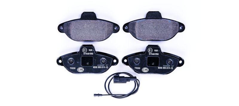 HELLA 8DB 355 019-151 Bremsbelagsatz, Scheibenbremsbelag f&uuml;r FIAT/LANCIA
