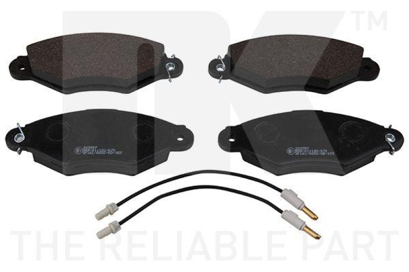 NK 223957 Bremsbelagsatz, Scheibenbremse f&uuml;r NISSAN, RENAULT