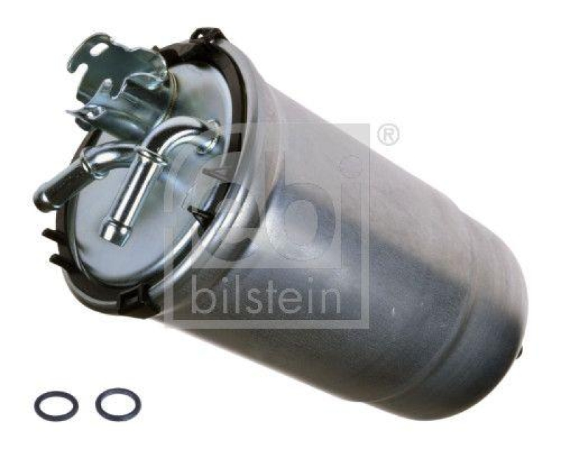 FEBI BILSTEIN 100482 Kraftstofffilter mit Dichtringen f&uuml;r VW-Audi