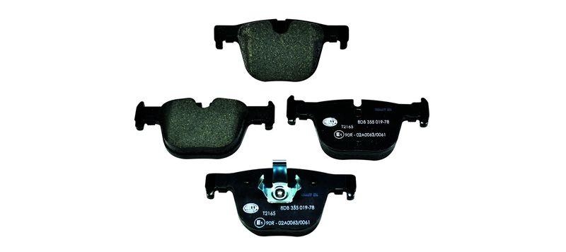 HELLA 8DB 355 019-781 Bremsbelagsatz, Scheibenbremsbelag f&uuml;r BMW