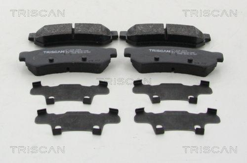 TRISCAN 8110 21014 Bremsbelag Hinten f&uuml;r Chevrolet