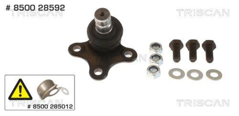 TRISCAN 8500 28592 Traggelenk f&uuml;r Opel Corsa, Peugeot 208