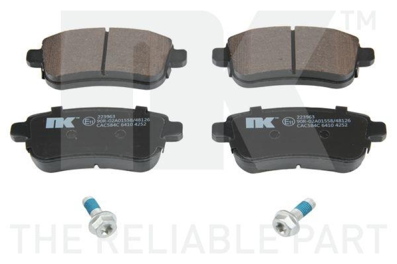 NK 223963 Bremsbelagsatz, Scheibenbremse f&uuml;r NISSAN, RENAULT