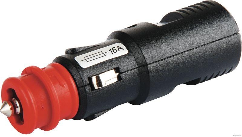HERTH+BUSS 51306063 Stecker 1-polig, 16A,12-24V,mit Sicherung,LED