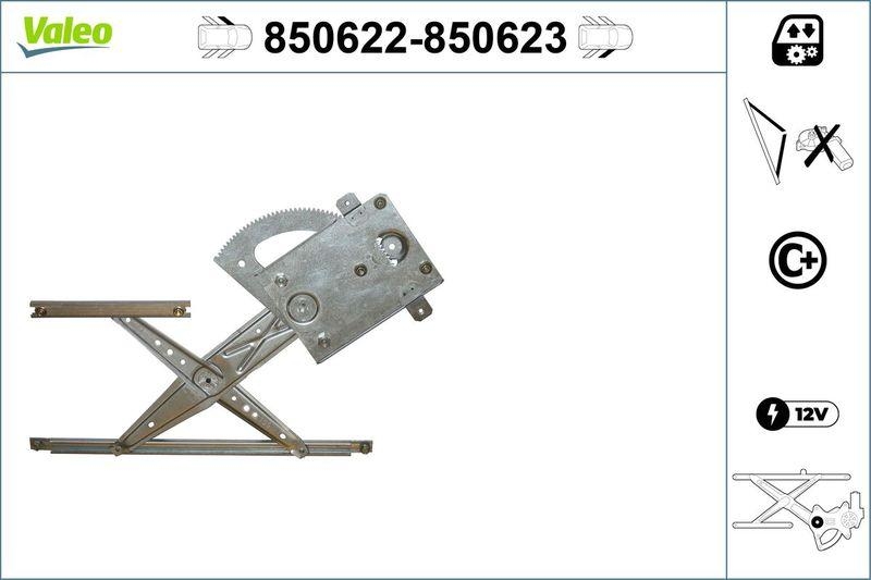 VALEO 850622 Fensterheber (o. Motor) vorne links TOYOTA