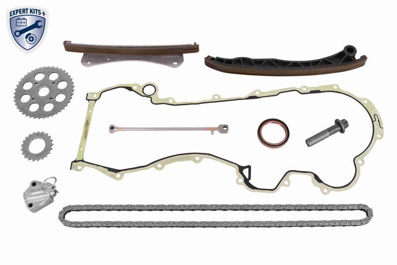 VAICO V40-10006 Steuerkettensatz Kurbel-/ Nockenwelle, Geschlossen für OPEL