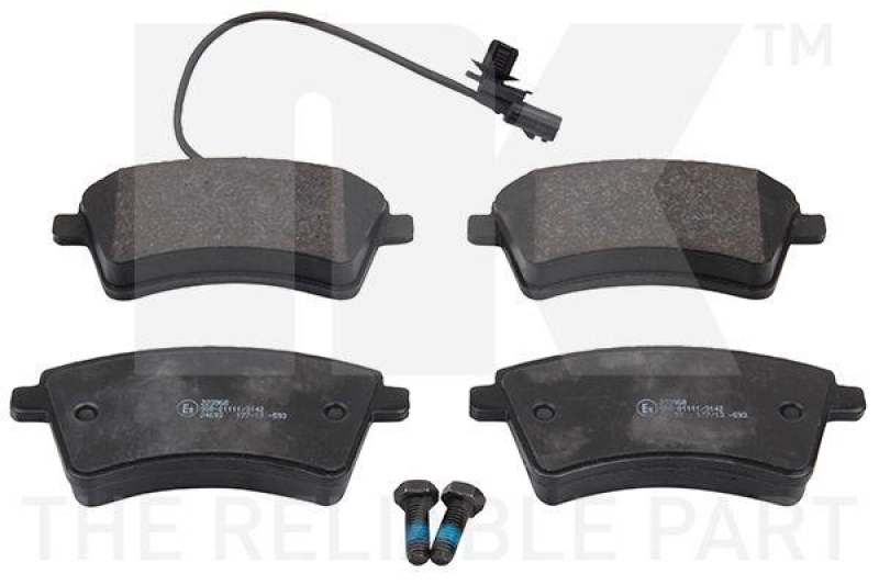 NK 223968 Bremsbelagsatz, Scheibenbremse f&uuml;r RENAULT