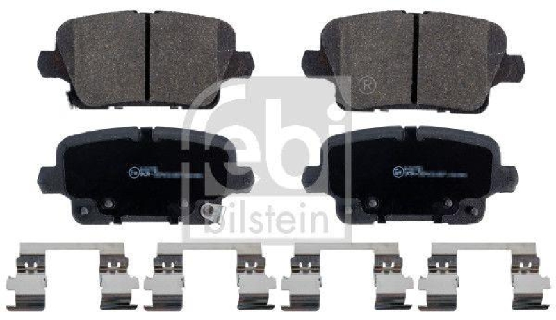 FEBI BILSTEIN 16983 Bremsbelagsatz mit Befestigungsmaterial f&uuml;r Vauxhall