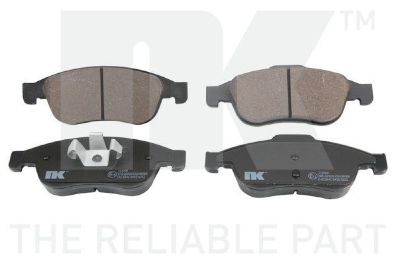 NK 223969 Bremsbelagsatz, Scheibenbremse f&uuml;r DACIA, NISSAN, RENAULT