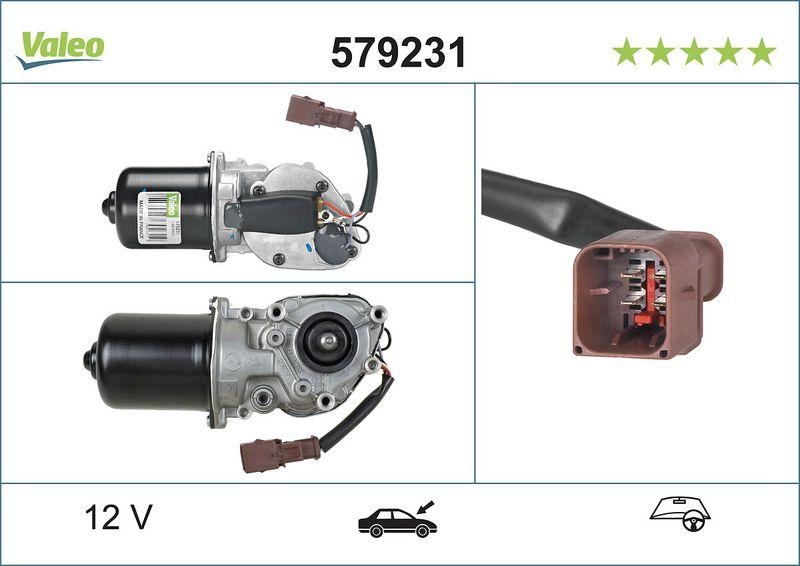 VALEO 579231 Wischermotor Front