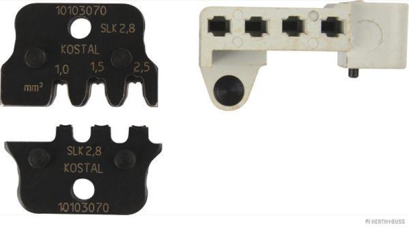 HERTH+BUSS 95942144 Crimpzangeneinsatz 10103070 | KOSTAL SLK 2,8 | 1-2,5 mm²