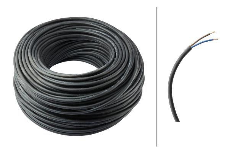 HELLA 8KL 713 740-042 Leitungssatz H05 RR-F 1 mm², Länge 50 m