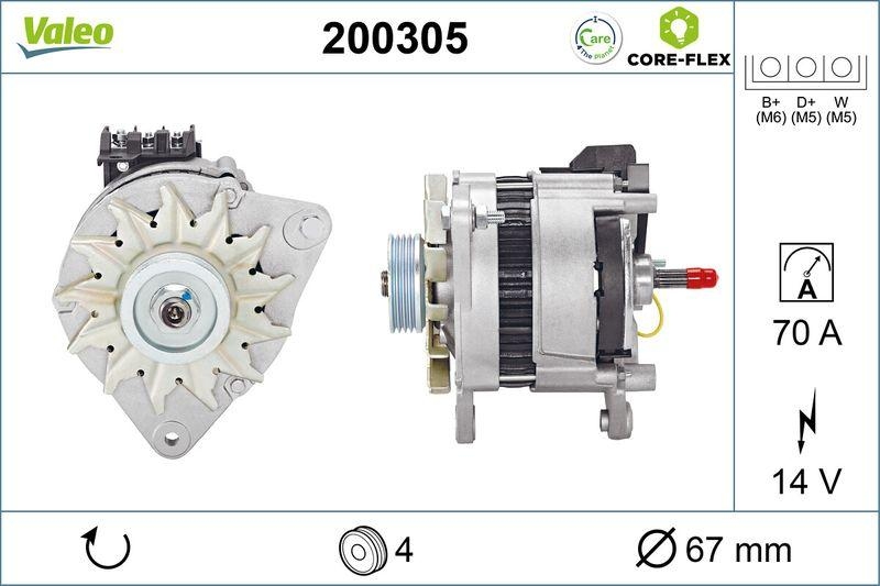 VALEO 200305 Generator - CORE-FLEX