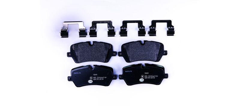 HELLA 8DB 355 020-361 Bremsbelagsatz, Scheibenbremsbelag f&uuml;r LANDROVER