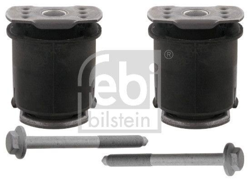 FEBI BILSTEIN 32633 Achskörperlagersatz für Hinterachsträger, mit Schrauben für VW-Audi