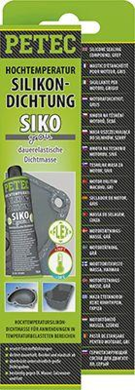 PETEC 97680 Hochtemperatur-Silikondichtung dauerelastisch siko grau 70ml