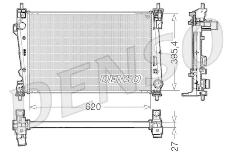 DENSO DRM01006 K&uuml;hler ALFA ROMEO GIULIETTA (940) 1.6 JTDM (2010 - )