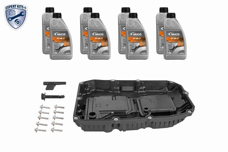 VAICO V30-3696 Teilesatz, Automatikgetriebe-&Ouml;lwechsel 9-Gang Hybrid (9G-Tronic 725.0) f&uuml;r MERCEDES-BENZ