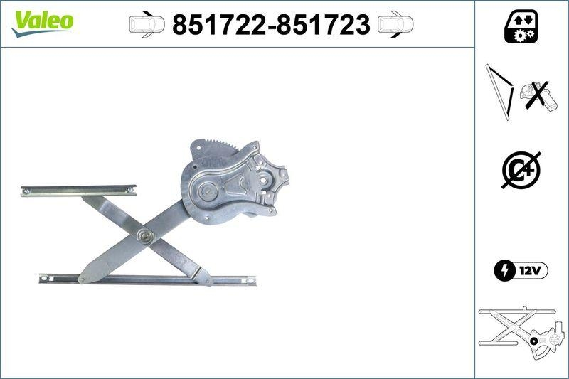 VALEO 851722 SUZUKI JIMNY - Fensterheber Mecha VL